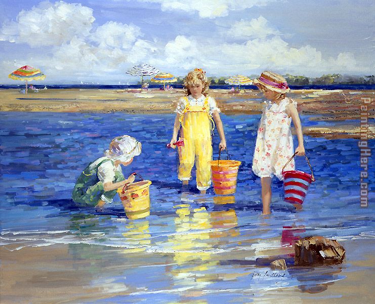 The Colors of Summer painting - Sally Swatland The Colors of Summer art painting